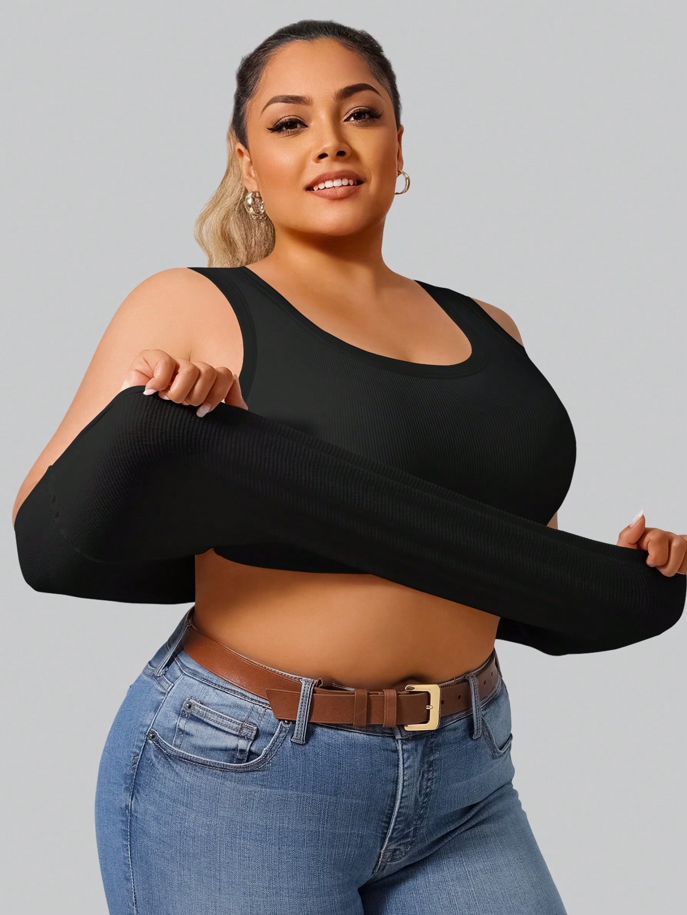 Top Cropped de Malha com Alta  - Crop Top Crochet avaliação e preço